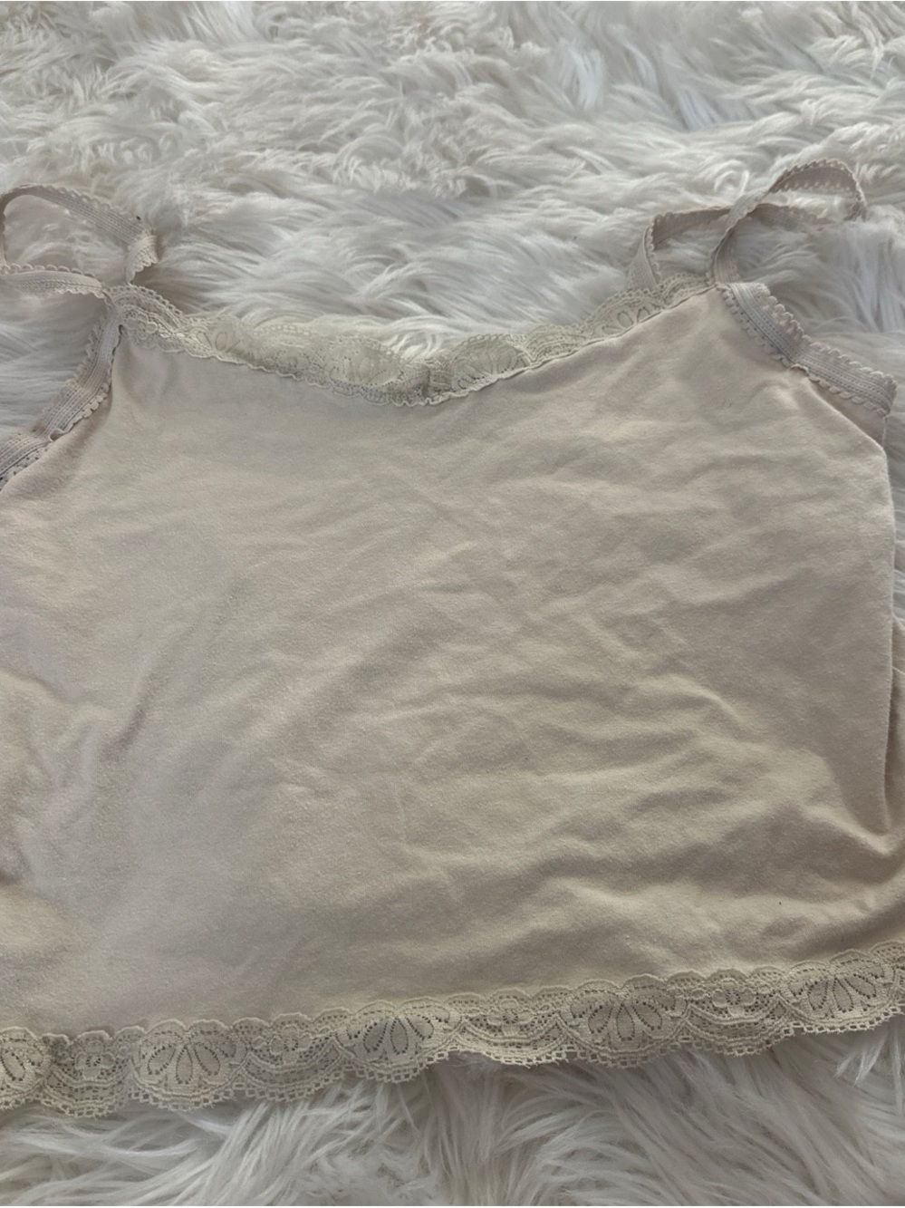 Old Navy Lace-Trim Beige Camisole